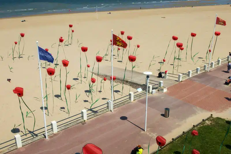 Commémorations des 80 ans du débarquement à Merville-Franceville